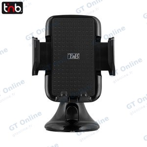 Support Smartphone pour Voiture T'nb Pare-Brise CARHOLDBK2 Noir