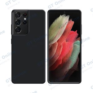 Coque Silicone Compatible pour Samsung Galaxy S21 Ultra 5G G998 (#5) Gris