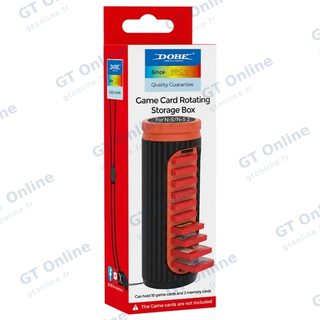 Boîtier de rangement rotatif pour cartouches Nintendo Switch / Switch 2 DOBE TNS-51102 — noir