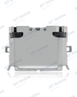 Connecteur de charge à souder — format Micro B, 5 broches, 2 points de fixation (C022)