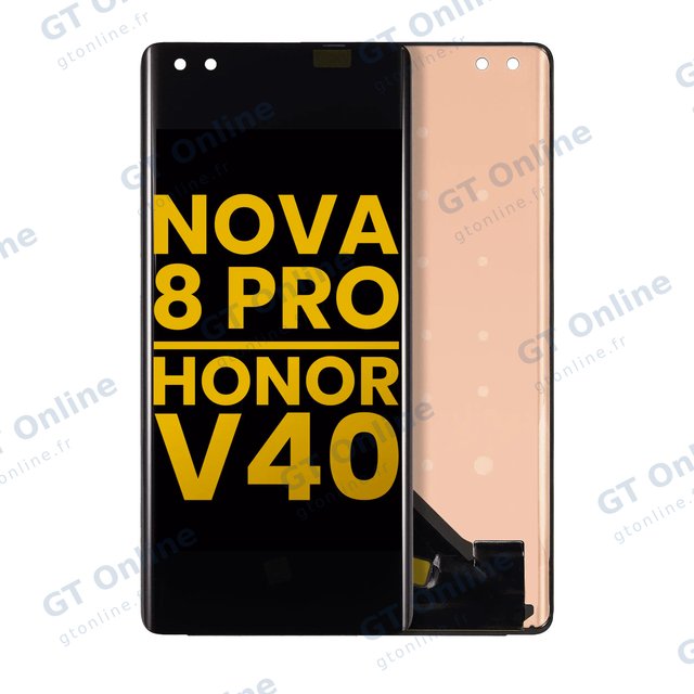 Écran OLED sans châssis pour Huawei Nova 8 Pro 4G / Nova 8 Pro 5G / Honor V40 (reconditionné, toutes couleurs)