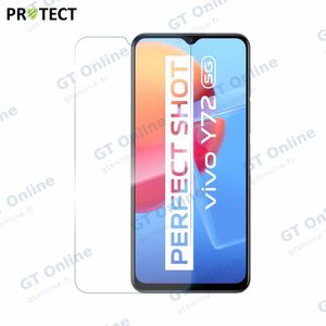 Verre Trempé Classique PROTECT pour Vivo Y72 5G Transparent
