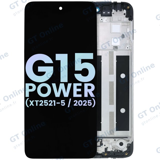 Écran pour Motorola Moto G15 Power (XT2521-5 /2025) (origine, toutes couleurs)