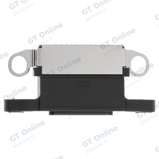 Connecteur de charge nu à souder pour Apple iPhone 12 Pro Max (graphite, lot de 10)