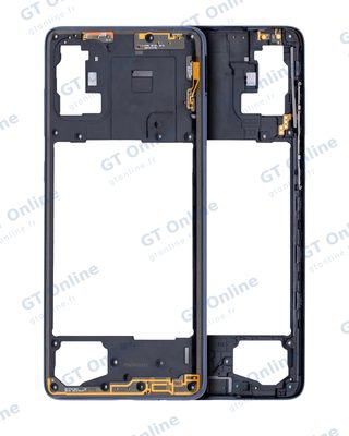 Châssis pour Samsung Galaxy A71 (A715 / 2020) (compatible premium, Prism Crush Black)