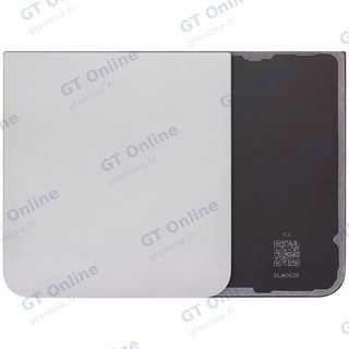 Vitre arrière pour Samsung Galaxy Z Flip 6 5G (compatible premium, Silver Shadow)