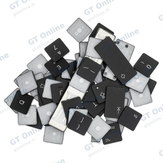 Jeu de touches pour Apple MacBook Pro 13" / 15" / 17" A1286 / A1278 / A1297 (2009-2012) (anglais UK, DARFON)