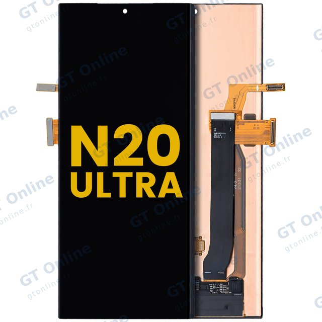 Écran OLED sans châssis pour Samsung Galaxy Note 20 Ultra 5G (reconditionné, toutes couleurs)