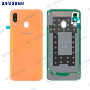 Cache Arrière Original Samsung Galaxy A40 A405 GH82-19406D Corail