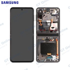 Écran Tactile Original Samsung Galaxy Z Flip 3 5G F711 GH82-27243A GH82-27244A GH82-27443A Noir