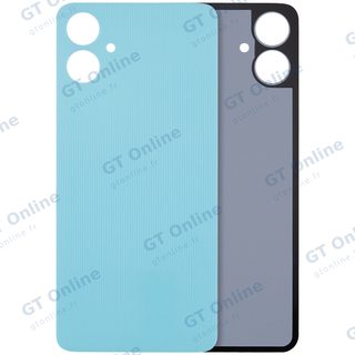Vitre arrière pour Samsung Galaxy A06 4G (A065 / 2024) (sans logo, compatible premium, bleu)