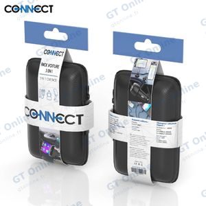 Pack Voiture CONNECT (Support Smartphone Magnétique 360° + Chargeur Allume-Cigare 48W + Câble de Charge 3A 3-en-1) Noir — vue 2