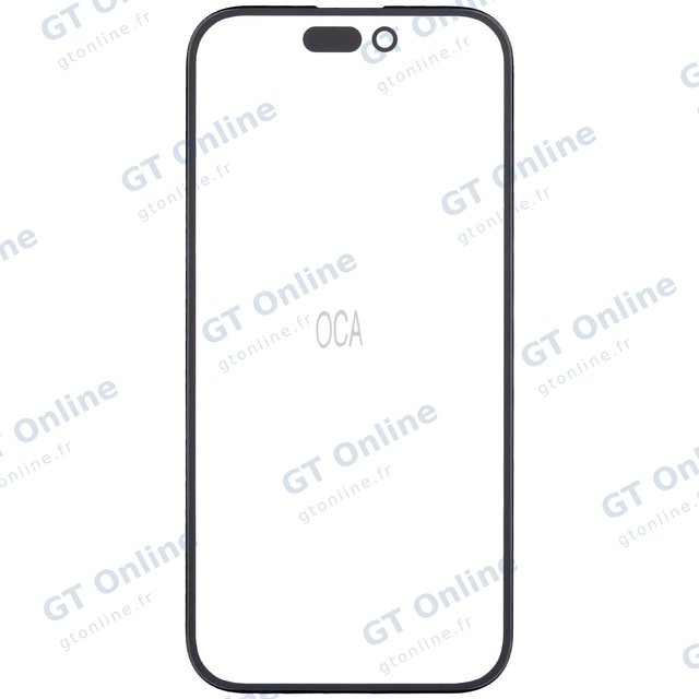 Vitre d’écran avec OCA pour Apple iPhone 15 (lot de 10)