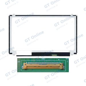 Dalle Ordinateur Portable 14.0" Slim HD (1366x768) LCD 60Hz, 40pin Droite 25mm, Fixations Haut Bas ~320mm