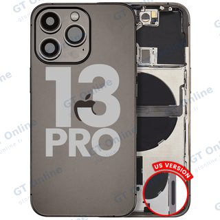 Châssis pour Apple iPhone 13 Pro (version US, origine d'occasion — grade B, graphite)
