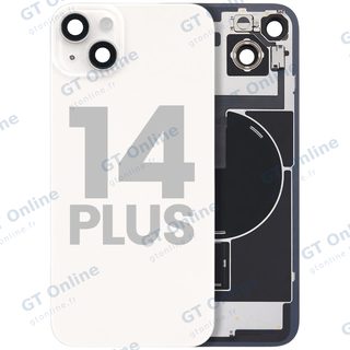 Vitre arrière pour Apple iPhone 14 Plus (origine d'occasion — grade B, lumière stellaire)