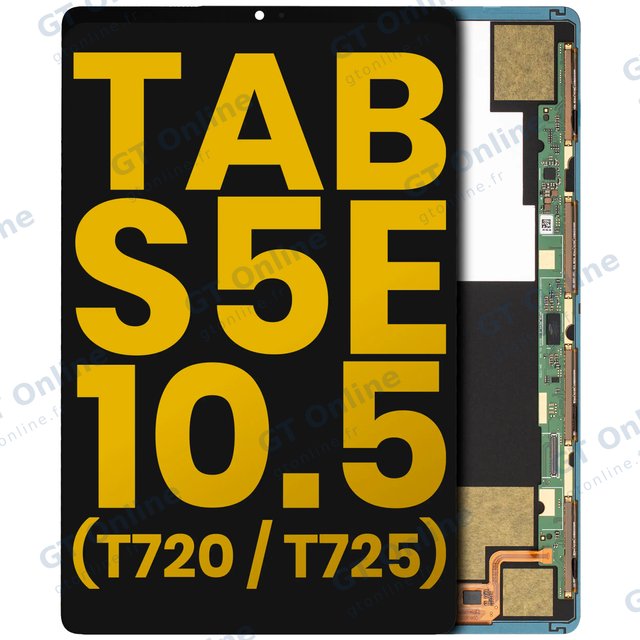 Écran OLED sans châssis pour Samsung Galaxy Tab S5E 10.5" (T720 / T725 / T727) (2019) (reconditionné)