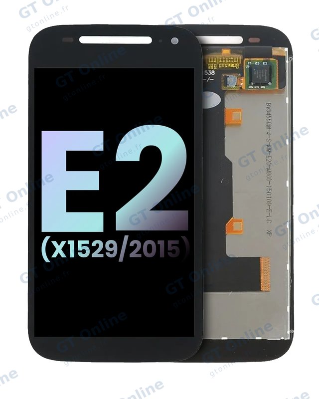 Écran LCD sans châssis pour Motorola Moto E2 (2nd Gen) (X1529 / 2015) (origine, noir)