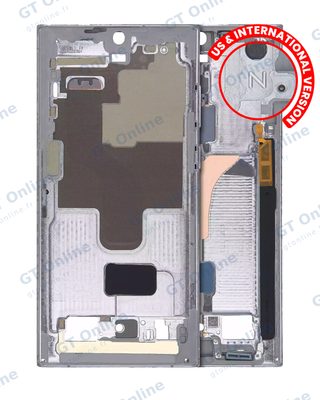 Châssis pour Samsung Galaxy S22 Ultra 5G (version US & internationale, graphite)