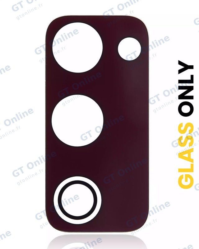 Lentille de caméra arrière avec adhésif pour Samsung Galaxy S20 FE 4G / 5G (Cloud Red, lot de 10)