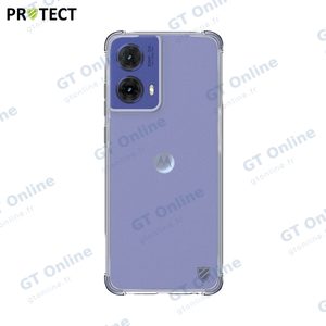 Coque Silicone Renforcée PROTECT pour Motorola Moto G85 5G Transparent — vue 2