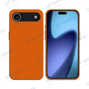 Coque Silicone Compatible pour Apple iPhone Air (#13) Orange
