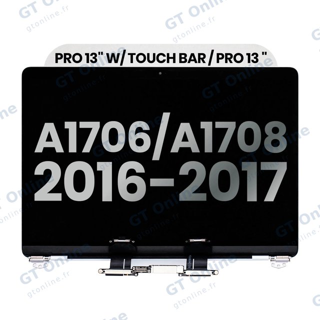 Écran pour Apple MacBook Pro 13" A1706 / A1708 (2016-2017) (origine d'occasion, argent)