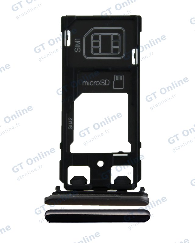 Tiroir SIM pour Sony Xperia X (F5122, F5121) (noir)