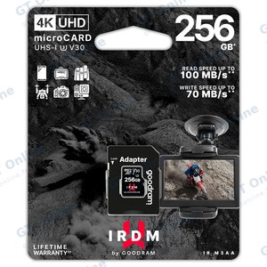 Carte Mémoire Goodram 256GB 3ème Gen V30 IR-M3AA-2560R12