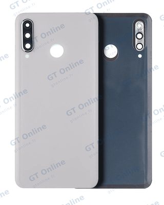 Vitre arrière pour Huawei P30 Lite / Nova 4E (4GB RAM / sans logo) (blanc nacré)