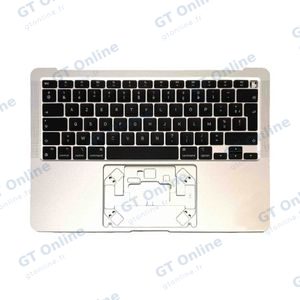 Top Case Apple MacBook Air M1 13" (2020) A2337 sans Rétro-Éclairage AZERTY Argent