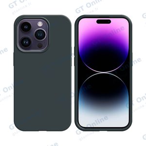 Pack de 10 Coques Silicone Compatible pour Apple iPhone 14 Pro Bulk (#18) Noir
