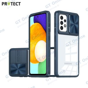 Coque de Protection IE027 PROTECT pour Samsung Galaxy A52 5G A526/Galaxy A52 4G A525 Bleu Marine