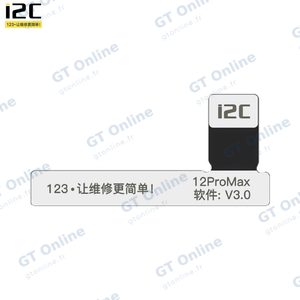 Nappe de Réparation Batterie i2C i6S Externe pour Apple iPhone 12 Pro Max (sans Soudure, Batterie 100% et 0
