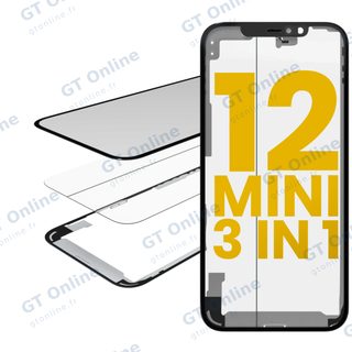 Vitre d’écran avec OCA pour Apple iPhone 12 Mini (OCA Master)