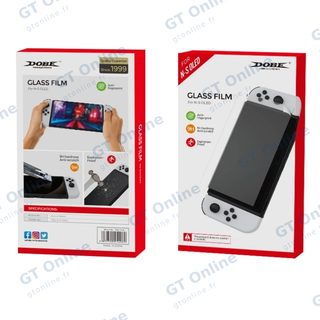 Film verre trempé pour Nintendo Switch OLED avec kit humide/sec DOBE TNS-1156