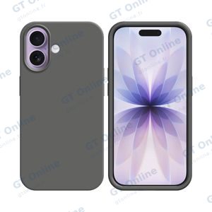 Coque Silicone Compatible pour Apple iPhone 17 (#34) Gris Foncé