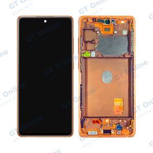 Écran Tactile Oled avec Châssis Samsung Galaxy S20 FE 5G G781/Galaxy S20 FE 4G G780 Cloud Orange
