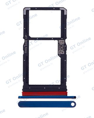 Tiroir SIM pour Motorola One Fusion Plus (XT2067-2 / 2020) (origine, bleu Twilight)