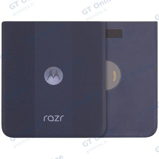Vitre arrière pour Motorola Razr Plus / Razr 50 Ultra (XT2451 / 2024) / Razr Plus 2025 (XT2557 / 2025) (premium, Midnight Blue)