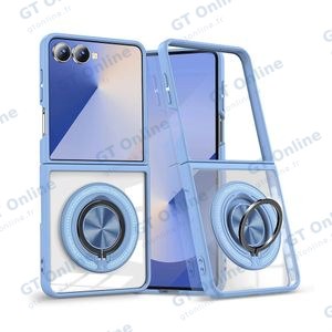 Coque de Protection Magnétique avec Bague 360° Z-FL3 Samsung Galaxy Z Flip 7 5G F766 Bleu