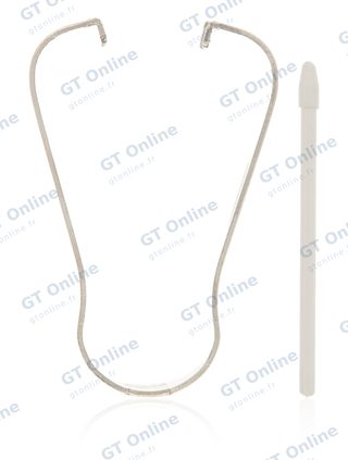 Stylet pour Samsung Galaxy Note 7 / Note 8 / Note 9 / Tab S3 9.7" (T820 / T825) / Tab S4 (T830 / T835) (blanc, lot de 5)