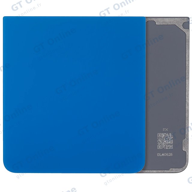 Vitre arrière pour Samsung Galaxy Z Flip 7 5G (F766) (sans logo, compatible premium, Blue Shadow)